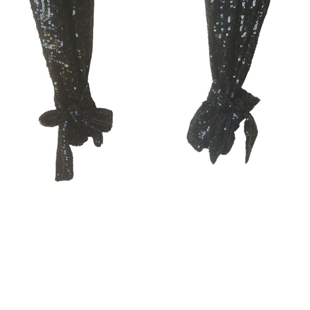 Jonathan Simkhai Sequin Joggers Mylah Size Large L - image 4